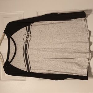 Justice Baseball Raglan Sleeve Girls Top